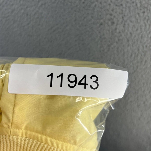 Vintage 70s Bomber Jacket Mens Small Yellow Zip Bomber Talon Pockets Lightweight - Picture 10 of 10